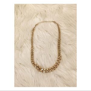 Golden Chain Link Necklace